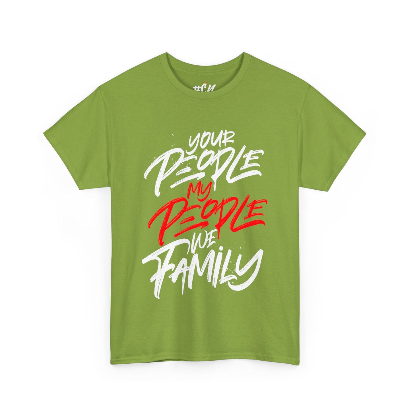 Your People My People Tshirt (Red/white letters)