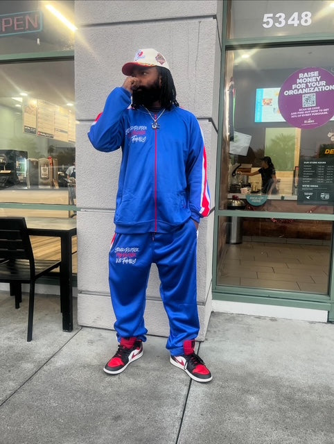 Your People My People Tracksuit w/Red Zipper