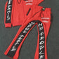 Women’s Red Your People My People Jogger Set